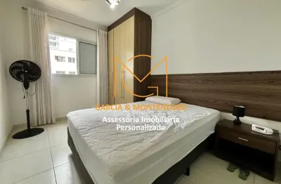 Apartamento mobiliado com 1 dormitório (1 suíte) e 1 vaga - aviação - praia grande - sp