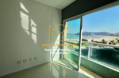 Apartamento frente mar 2 dormitórios (1 suíte) e 1 vaga -  josé menino - santos - sp