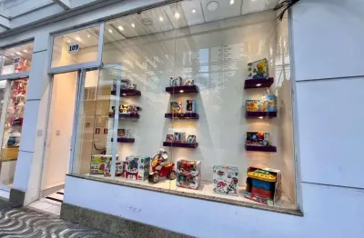 Sala comercial para alugar na rua azevedo sodré, 109, gonzaga, santos, 25 m2 por r$ 6.900