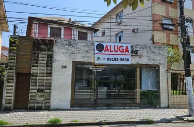 Casa comercial para alugar na avenida siqueira campos, 296, boqueirão, santos, 420 m2 por r$ 10.000