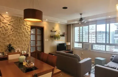 Apartamento com 2 quartos à venda na rua pernambuco, 113, gonzaga, santos, 109 m2 por r$ 785.000