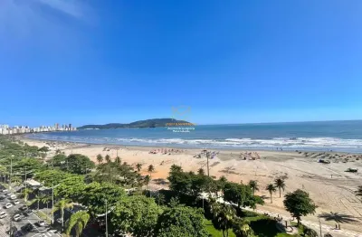 Maravilhoso apartamento, vista espetacular no gonzaga com 3 dormitórios (1 suíte) e 1 vaga - santos