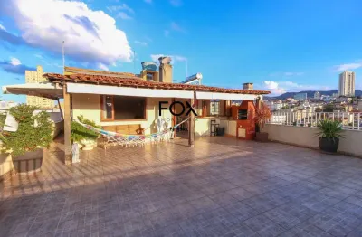 Cobertura com 3 quartos à venda na silvestre ferraz, 63, sagrada família, belo horizonte por r$ 745.000