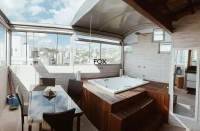 Cobertura com 1 quarto à venda na avenida professor mário werneck, 1708, buritis, belo horizonte por r$ 650.000