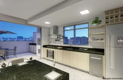 Cobertura com 1 quarto à venda na rua espírito santo, 2683, lourdes, belo horizonte por r$ 998.000