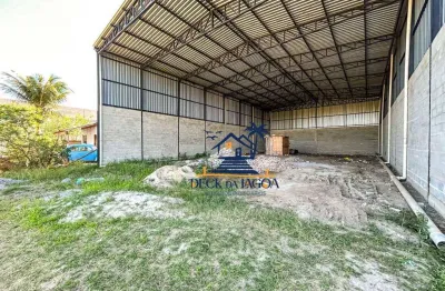 Galpão para alugar, 405 m² por r$ 11.000,00/mês - recanto do sol - são pedro da aldeia/rj