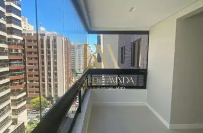 Ed costa blanca - apartamento 3 quartos, dependência completa, com 130m2 - praia da costa