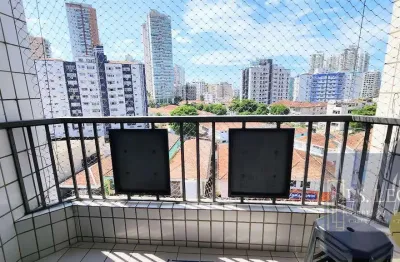 Apartamento para venda em santos, ponta da praia, 2 dormitórios, 1 suíte, 2 banheiros, 1 vaga