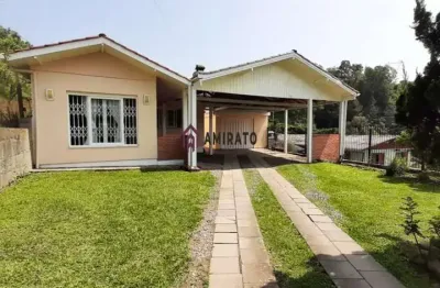 Casa semimobiliada com churrasqueira no bairro medianeira em farroupilha - venda