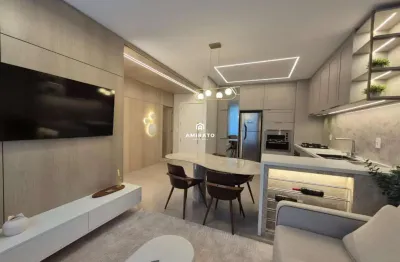Apartamento à venda no centro de farroupilha: mobiliado, churrasqueira e área de lazer