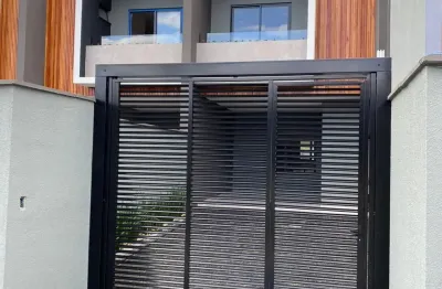 Sobrado novo à venda no bairro saguaçu em joinville/sc!