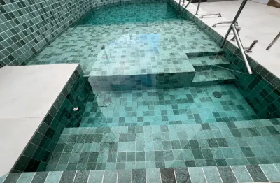 1/4  com suíte mais lavabo, vista mar, garagem, infraestrutura