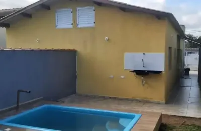 Casa para venda em itanhaém, jardim regina, 2 dormitórios, 1 suíte, 1 banheiro, 2 vagas