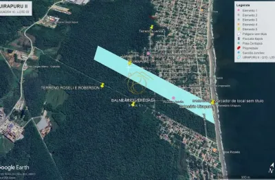 Terreno à venda na avenida dom henrique ii, uirapuru, itapoá por r$ 80.000