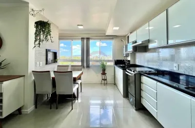 Apartamento semimobiliado com churrasqueira interna e vista livre em canoas