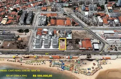 Terreno à venda, 525 m² por r$ 550.000,00 - praia do meio - natal/rn