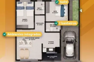 Casa com 2 dormitórios à venda, 56 m² por r$ 180.000,00 - amarante - são gonçalo do amarante/rn