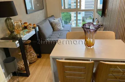 Apartamento com 1 quarto à venda na avenida chibarás, --, moema, são paulo, 30 m2 por r$ 500.000