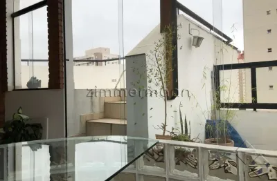 Cobertura com 4 quartos à venda na rua ramalho ortigão, --, vila gumercindo, são paulo, 200 m2 por r$ 1.280.000