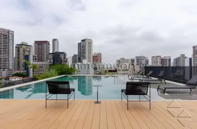 Apartamento com 1 quarto à venda na rua agissê, --, vila madalena, são paulo, 27 m2 por r$ 585.000