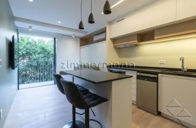 Apartamento com 1 quarto à venda na rua agissê, --, vila madalena, são paulo, 43 m2 por r$ 1.200.000