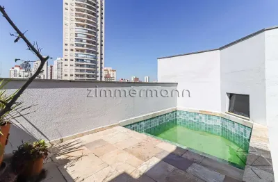 Cobertura com 3 quartos à venda na rua dom manuel de andrade, --, vila gumercindo, são paulo, 178 m2 por r$ 1.255.000
