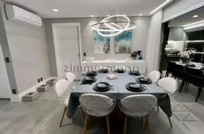 Apartamento com 4 quartos à venda na rua professor josé leite e oiticica, --, brooklin, são paulo, 165 m2 por r$ 3.300.000