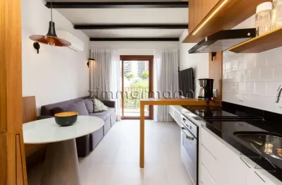 Apartamento com 1 quarto à venda na rua professor nicolau moraes barros, --, vila madalena, são paulo, 50 m2 por r$ 980.000