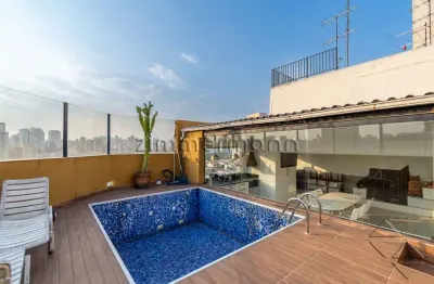 Cobertura com 3 quartos à venda na rua ramalho ortigão, --, vila gumercindo, são paulo, 185 m2 por r$ 1.200.000