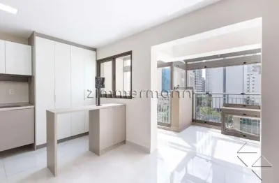 Apartamento com 1 quarto à venda na avenida chibarás, --, moema, são paulo, 30 m2 por r$ 660.000