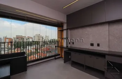 Apartamento com 1 quarto à venda na rua fradique coutinho, --, pinheiros, são paulo, 28 m2 por r$ 550.000