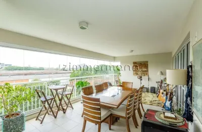 Apartamento com 3 quartos à venda na avenida mário lopes leão, --, santo amaro, são paulo, 160 m2 por r$ 1.880.000
