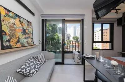 Apartamento com 1 quarto à venda na rua oscar caravelas, --, vila madalena, são paulo, 25 m2 por r$ 557.000