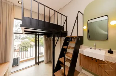 Apartamento com 1 quarto à venda na rua aimberê, --, perdizes, são paulo, 24 m2 por r$ 545.000