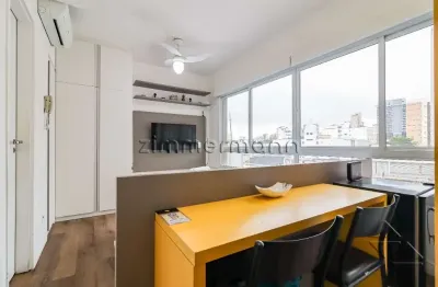 Apartamento com 1 quarto à venda na rua turiassu, --, perdizes, são paulo, 21 m2 por r$ 400.000