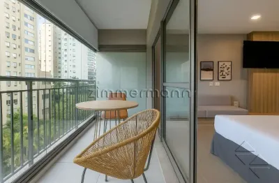 Apartamento com 1 quarto à venda na alameda iraé, --, moema, são paulo, 25 m2 por r$ 530.000