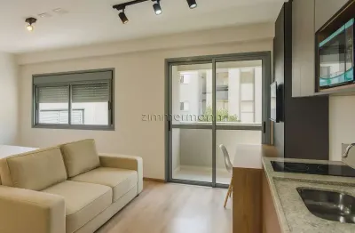 Apartamento com 1 quarto à venda na avenida dos carinás, --, moema, são paulo, 31 m2 por r$ 458.000