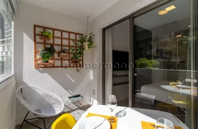 Apartamento com 1 quarto à venda na rua girassol, --, vila madalena, são paulo, 24 m2 por r$ 460.000