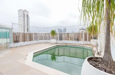 Cobertura com 4 quartos à venda na avenida jandira, --, moema, são paulo, 400 m2 por r$ 3.880.000