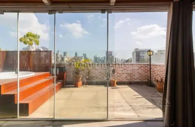 Cobertura com 2 quartos à venda na rua girassol, --, vila madalena, são paulo, 155 m2 por r$ 2.480.000