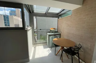 Apartamento com 1 quarto à venda na avenida chibarás, --, moema, são paulo, 28 m2 por r$ 530.000