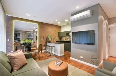 Apartamento com 1 quarto à venda na rua elvira ferraz, --, vila olímpia, são paulo, 65 m2 por r$ 2.150.000
