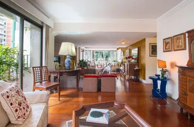 Apartamento com 4 quartos à venda na rua do chá, --, real parque, são paulo, 285 m2 por r$ 1.450.000