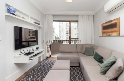 Apartamento com 3 quartos à venda na avenida jurema, --, moema, são paulo, 100 m2 por r$ 1.590.000