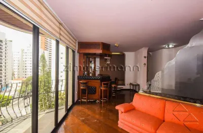 Apartamento com 4 quartos à venda na rua bartira, --, perdizes, são paulo, 184 m2 por r$ 1.850.000