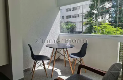 Apartamento com 1 quarto à venda na rua girassol, --, vila madalena, são paulo, 24 m2 por r$ 495.000