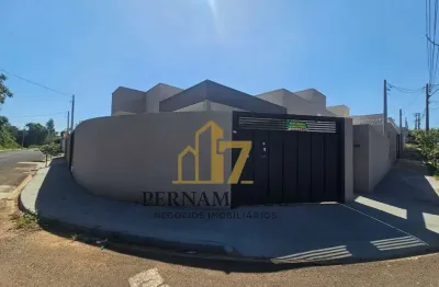 Casa para venda em bady bassitt, menezes i, 2 dormitórios, 1 suíte, 2 banheiros, 2 vagas