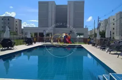 Apartamento com 2 quartos à venda na travessa da grama, 9595, abrantes, camaçari por r$ 180.000
