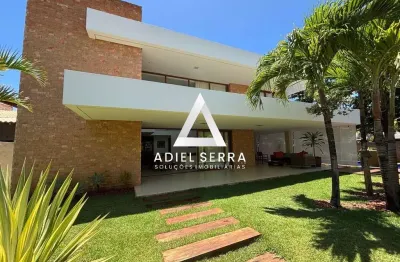 Guarajuba | casa alto padrão | 5 suítes + dependência | 378m² | energia solar | porteira fechada