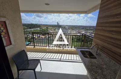 Stupendo piatã | 67,74m² | 2/4 | 1 suíte | varanda gourmet | andar alto | total infraestrutura de lazer